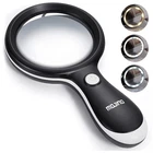 10X Lighted Large Handheld Reading Magnifier Glasses With 18 Led Lights For M... New. Price: $16.97.