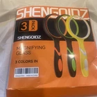 Shengqidz 3PACK 75MM 10X Handheld Magnifying Glass,rubber Reading Magnifier For New. Price: $12.58.