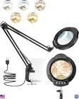 10X Magnifying Glass With Light & Clamp, 5 Color Modes, Dimmable Led, Hands-free New. Price: $28.21.