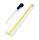 Magdepo 2X Bar Magnifying 6" With Guiding Line Transparent Yellow + Pocket Clip New. Price: $20.00.