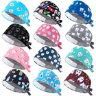 12 Pcs Satin Lined Scrub Caps With Buttons Sweatband, Adjustable Elastic Nurs... New. Price: $58.26.