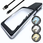 6X Rechargeable Magnifying Glass 3 Color Light Modes For Reading & Low Vision New. Price: $25.95.