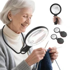 Neck Wear Magnifying Glass With Light For Close Work, 5.5 Inch 5X Handheld Li.... Price: $33.76.