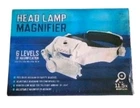 Lamp Magnifier With 6 Levels Of Magnification! Adjustable Headband! #58788 New. Price: $33.19.