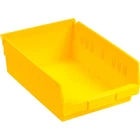 Akro-mils 30184 Plastic Shelf Bin Nestable 8-3/8"W X 23-5/8"D 4"H Yellow Lot New. Price: $56.38.