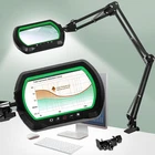 12X Ultra Long 3-SECTION Swing Arm Lighted Magnifying Glass, 5.3* 3.2" Rectangl New. Price: $61.10.