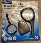 Basic Round Magnifier Set Of 3 New. Price: $9.99.