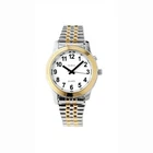 Men's Deluxe Talking Watch Two Tone W/expansion Band Low Vision Or Blind. Price: $44.90.