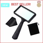 Blulu 10X Handheld Magnifier, 3.77 1.89 Inch Rectangular Magnifying Glass, Scr New. Price: $13.54.