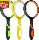 3 Pack Magnifying Glass, 10X Non-slip Handheld Reading Magnifier For Kids Se New. Price: $17.11.