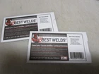 Pack Best Welds SP-2 Polycarbonate Cover Lens For Welding Helmet 2" X 1/4" New. Price: $8.50.