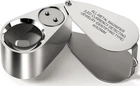 Leffis 40X Jewelers Loupe Magnifier Magnifying Glasses, Led/uv Illuminated New. Price: $13.99.