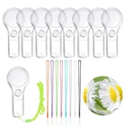 48PCS Magnifying Glass For Kids Plastic Magnifier 5X Mini Hand Lens With L... New. Price: $35.64.