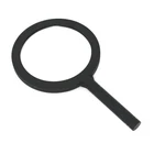 5 Inch 10X Handheld Magnifying Glass - Clear Lens New. Price: $87.66.