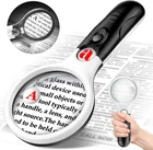 Compact Magnifying Glass With LIGHTS,45X 10X Small Handheld Lighted Magnifier New. Price: $23.99.