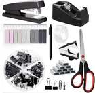 Supplies,black Desk Accessories,office Set,stapler And Tape D... New. Price: $26.16.