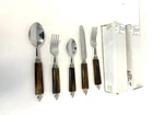 Safari Bone Handle Serengeti 15PC Flatware 3 Boxes (5 Set Each Box) New India. Price: $44.99.