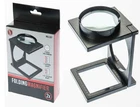 2X/4-1/4" Glass Lens Table Folding Magnifier With Ruler On Base 7" Extended New. Price: $14.99.