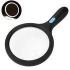 Rongon Magnifying Glass With Light, Handheld Illuminated Lighted Black New. Price: $27.73.