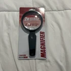 Carson 2X Crystal Clear Acrylic Lens Magnifier Item #DS-36 New. Price: $5.00.