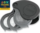 Triview 5X/10X/15X Folding Loupe Magnifier With Built-in Case, 3-IN-1 Portable New. Price: $19.99.