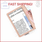 Shelepro Rechargeable 5X Magnifying Glass For Reading, Large Bright Full Page New. Price: $28.25.