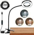10X Magnifying Glass With Light, Clip On Mganifier 48 Led Desk New. Price: $23.32.