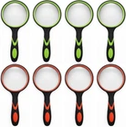 Pack 8X Handheld Magnifying Glass Reading Magnifier For Orange+green New. Price: $23.79.