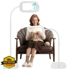 Hqgzql 30X Magnifying Glass Floor Lamp White Led New. Price: $96.99.