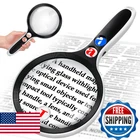Hqgzql Large Magnifying Glass LIGHTS10X 25X 45X 60X Handheld Lighted Magnifier New. Price: $35.47.