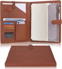 Wonderpool Pu Leather Portfolio Holder Ring File Document Case A4, Brown New. Price: $42.53.