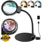 Hqgzql Magnifying Glass Light Stand Black 3 Color New. Price: $52.99.