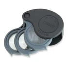 Carson Triview Folding Loupe Magnifier TV-15 + Built-in Black Case 5X/10X/15X New. Price: $19.70.