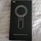 Jmh Magnifying Glass With 18 Led Light, Portable, Black/white New. Price: $15.00.