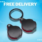 Teoyall 10X Small Magnifying Glass, 2 Pcs Mini Pocket Magnifier Folding New. Price: $11.34.