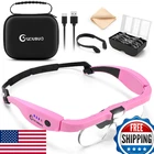 Guoubuo Magnifying With Light, 1.5X-5.0X Glasses, Rechargeable New. Price: $55.73.