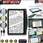 Lightweight 5X Led Magnifier With Ergonomic Grip - Ideal For Low Vision Reading New. Price: $36.99.