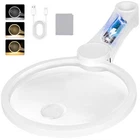 Nueyio 5.2 Inch Large Rechargeable Magnifier With Light, 30X 40X 60X Loupe Ha... New. Price: $39.22.