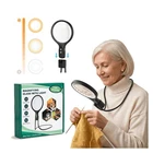 Magnifying Glass For Reading With 48 Led Lights 3 Color Modes, Neck Magnifier... New. Price: $40.86.